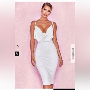 House of CB White Wedding Dress